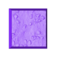 Rocks021_40mm_square_base_hollow_PRINT.stl Square and Rectangle Bases Set – Rocks 21 Texture (20–150mm) | Perfect for Tabletop Wargames & RPG's
