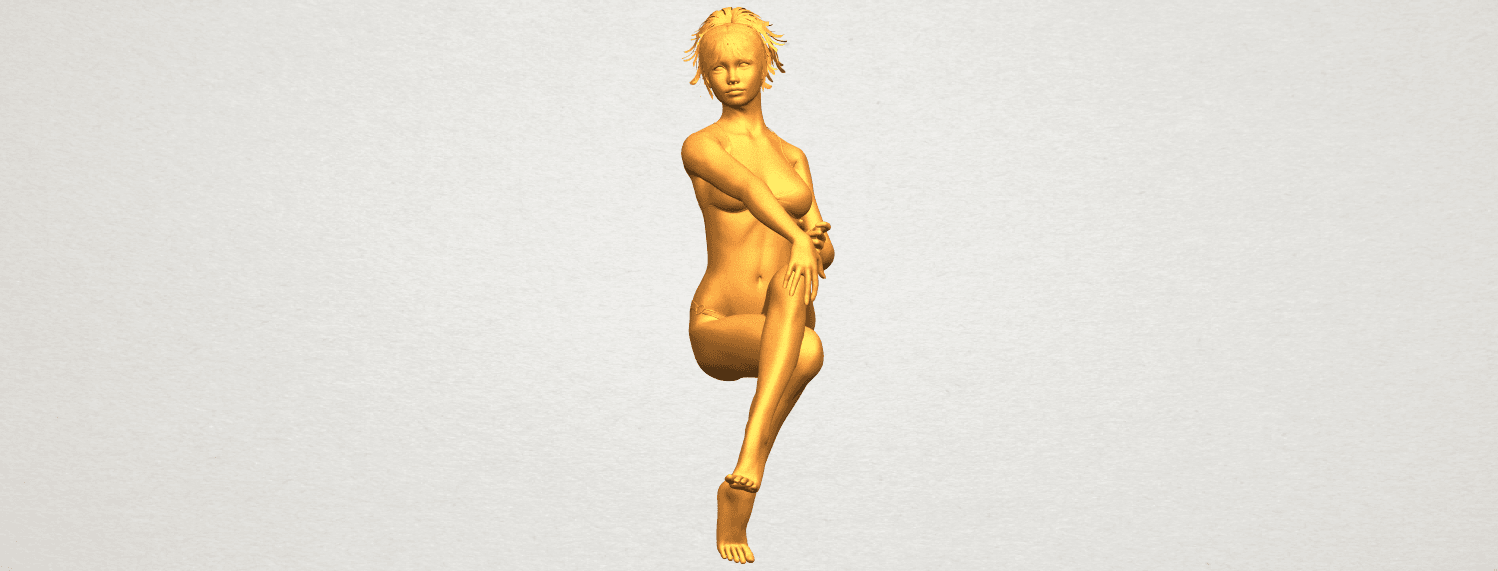 A04.png Download free file Naked Girl H02 • Model to 3D print, GeorgesNikkei
