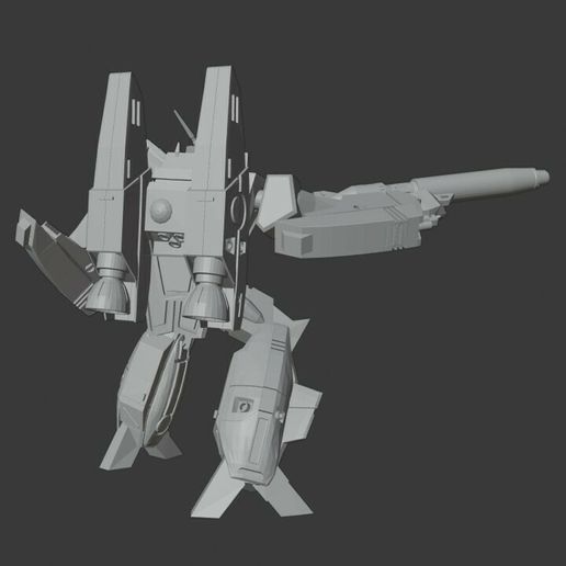 SuperVF1ABattloid07.jpg Super Valkyrie Veritech VF-1A Macross Battloid Only Robotech RPG Tactics