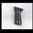 2.jpg Beretta 92 FS Pistol Grip | Custom Wooden-Style 3D Model | STL for CNC & 3D Printing