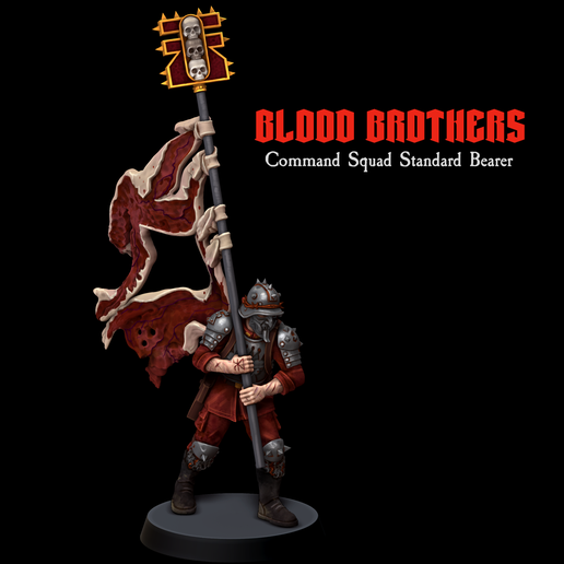 Blood Brothers Command Squad Banner Bearer