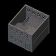House-4-LD-scene-3.png WWII Tabletop Terrain Set 28mm scale (3D Printable Files) - Based on real buildings from Carentan, France