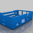 Octoprint_Case_Bottom.png Case for Raspberry Pi3 and 4 channel relay module