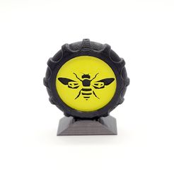 1.jpg Free STL file Busy Bee Maker Coin Key Ring (Single Extruder Print)・3D print design to download, TheNickOfTime