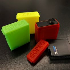 43320e77b3b68122bc900c1910eb278a_display_large.jpg Free STL file GoPro Battery Case (Hero 5,6 & 7)・3D printing model to download