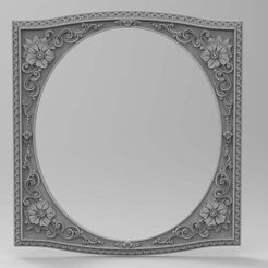 f1.jpg STL-Datei Spiegelrahmen・Design für 3D-Drucker zum herunterladen