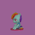 IMG_4474.png chibi figurines and keychains of the mane six from MLP FIM (my little pony , friendship is magic)