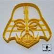 Mascara de Darth Vader cults 3d.jpg Star Wars cutters - cookie cutter