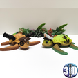 05.png Sailor and Pirate Captains, Turtles, Articulated, Flexy, Toy
