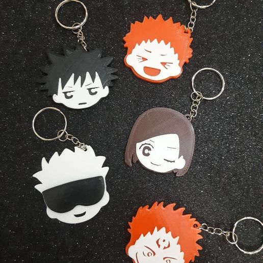 keychains / keychain , JUJUTSU NO KAISEN 3D model