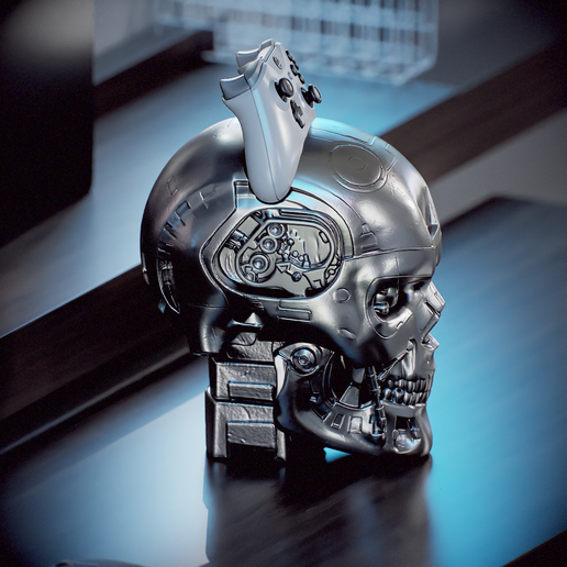 🕹️ T 800 pack x 4 heads ( Terminator ) Controller holder - Controller ...