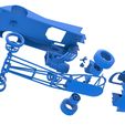 67.jpg Diecast Dragster old school à moteur avant avec coque Version 6 Echelle 1:25