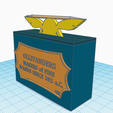2.PNG 3D file Harry Potter toothpick dispenser・Template to download and 3D print, PepeRepepe