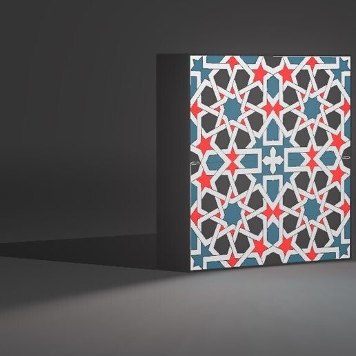 🎨 Lightbox Led Turkish Tile 4 colors 3MF Home decor・ 3MF File for 3D ...