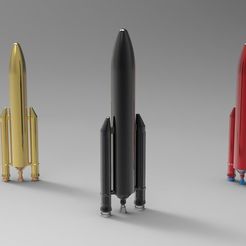 Ariane5.30_display_large.jpg Fichier STL gratuit Fusée Ariane 5・Design pour imprimante 3D à télécharger