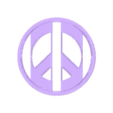 peacesign4.5cm.stl Peace sign cutter set - made for polymer clay