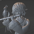 2.png Model of the Pioneer from the Summoners War game