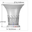 Vase24-21.jpg vase cup vessel v24 for 3d-print or cnc