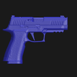 7.png Molde de pistola SIG SAUER P320 XTEN COMP Tamaño real 3D Scan de alta calidad