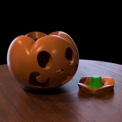 PumpkinsScene_2020-Oct-02_03-39-20PM-000_CustomizedView6058579931.jpg STL file Animal Crossing Pumpkin and Mask・3D printable model to download