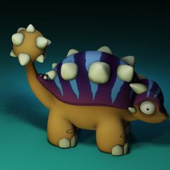 dshapewaysgh.jpg Free STL file Euoplocephalus from the makers of Dr Fluff・3D print object to download