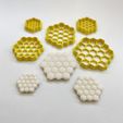 IMG-1812.jpg HONEYCOMB COOKIE CUTTERS SET - 5 Sizes