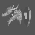 04.jpg Red Dragon Bust - Wall Trophy