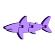 Articulated Shark .stl Requin articulé