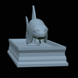 Gudgeon-statue-21.png fish gudgeon / gobio gobio statue detailed texture for 3d printing