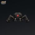mt3.jpg MT09 Drone ragno cyberpunk - Robot a testa piatta