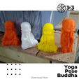 2.png Yoga Pose Buddha for Happiness - Set of 4