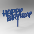 happy_birthday_topper_blue.png Happy Birthday  CAKE TOPPER