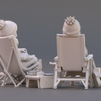 Nade_Rin_Grey_3.png Rin and Nadeshiko  - Laid Back Camp Anime Figure for 3D Printing