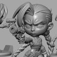 jinx-render-8.jpg Jinx Chibi STL Figure – 3D Printable Fan Art
