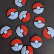 PXL_20210309_192155067.jpg Free STL file Mini pokeball keychain・3D print object to download