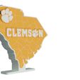 Clemson-Job-v4.jpg Clemson Tigers Football Team Lightbox - Multi-Color 3D Design Files and BambuLab Sliced Complete Fileset