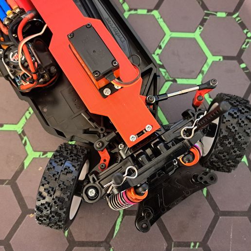 🚗 TT02 Upper deck & direct steering mod - for rc car drift & rally・ STL ...