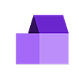 Cubo_con_angulo.stl Cube with 45º angle