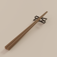 chopstick-holder-ontop.png X-wing Chopstick Holder