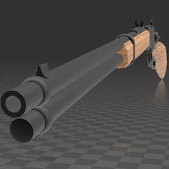 1892 Winchester Rifle-1.JPG Télécharger fichier 3MF gratuit Fusil Winchester 1892 • Plan à imprimer en 3D, Wij