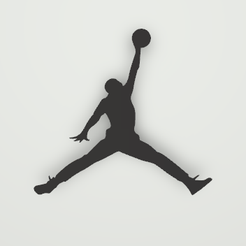 Michael-Jordan-WallArt.png Fichier STL Michael Jordan WallArt・Design pour imprimante 3D à télécharger