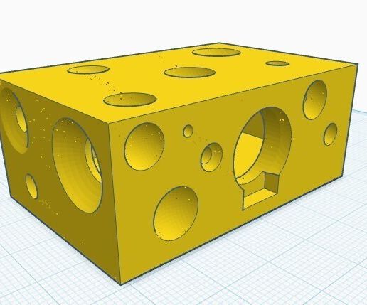 Cheese House 3D model