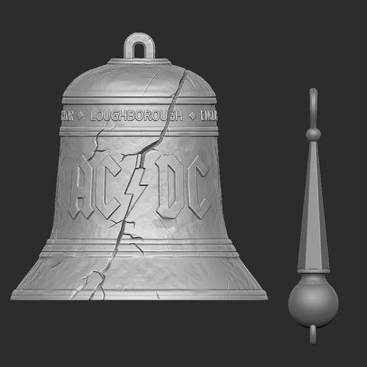 🔔 AC DC Hells Bells 3D print model・ STL File for ・Cults