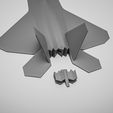 F22-6.jpg Minimalist F-22 Raptor - 3D Printable STL Model