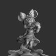 9.jpg Minnie mouse with flower. STL 3d printable