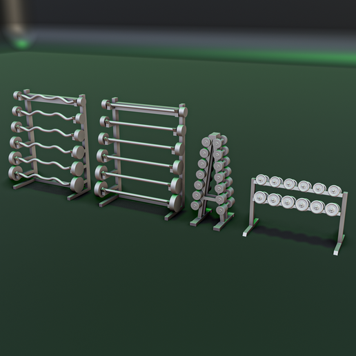 1_2.png Sport Gym Diorama Pack