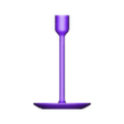 SVCN_3.stl 3D model candle holder for diameter 20