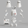 3bc81f4b-4eda-4b9f-8b37-b72ee780134a.png Imperial Snowtrooper grunt armor for sixth scale custom figure 3D print model