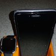 20180201_183824.jpg STL file iPhone and Apple Watch charging support・3D printer model to download