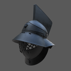 Murmilo-H.780.png STL file Gladiator helmet - Murmillo・3D printer design to download, Omassyx